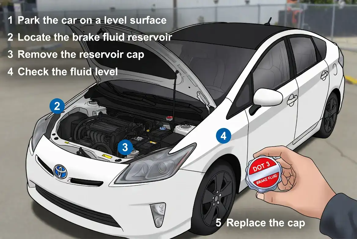 How to Check Brake Fluid Levels in a Toyota Prius: Easy Steps