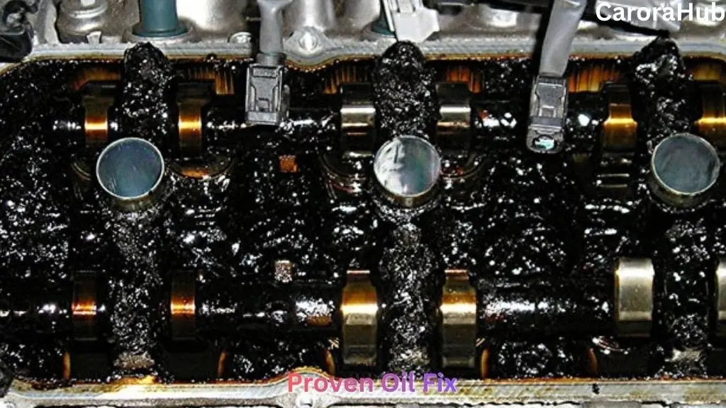 Toyota Prius Oil Consumption Fix showing engine oil being added during maintenance