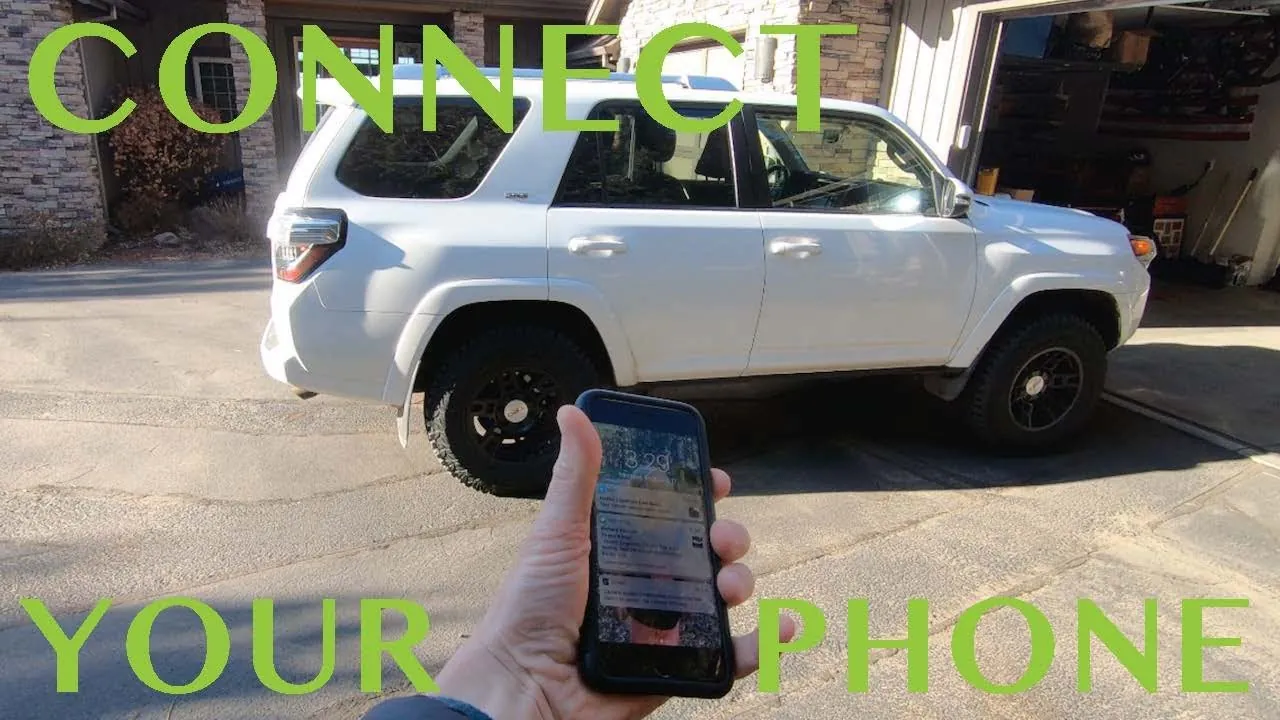Alternative phone connection options inside a Toyota 4Runner